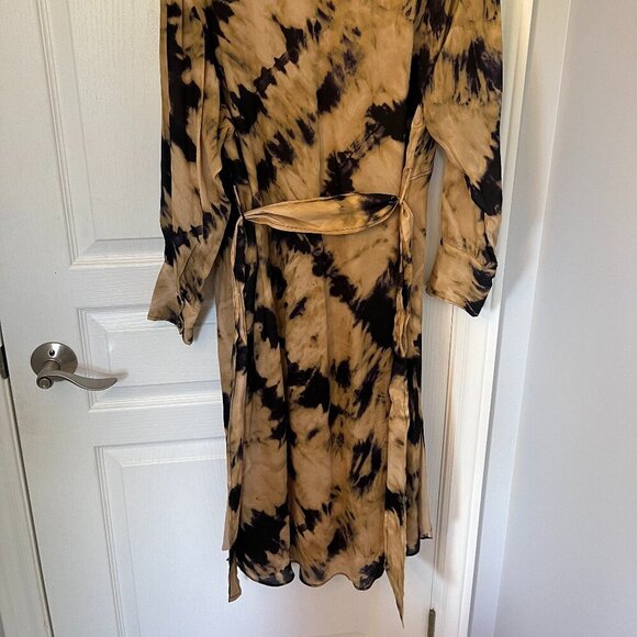 Massimo Dutti Robe Chemise I Printed Tie-Dye 6 - Picture 5 of 5